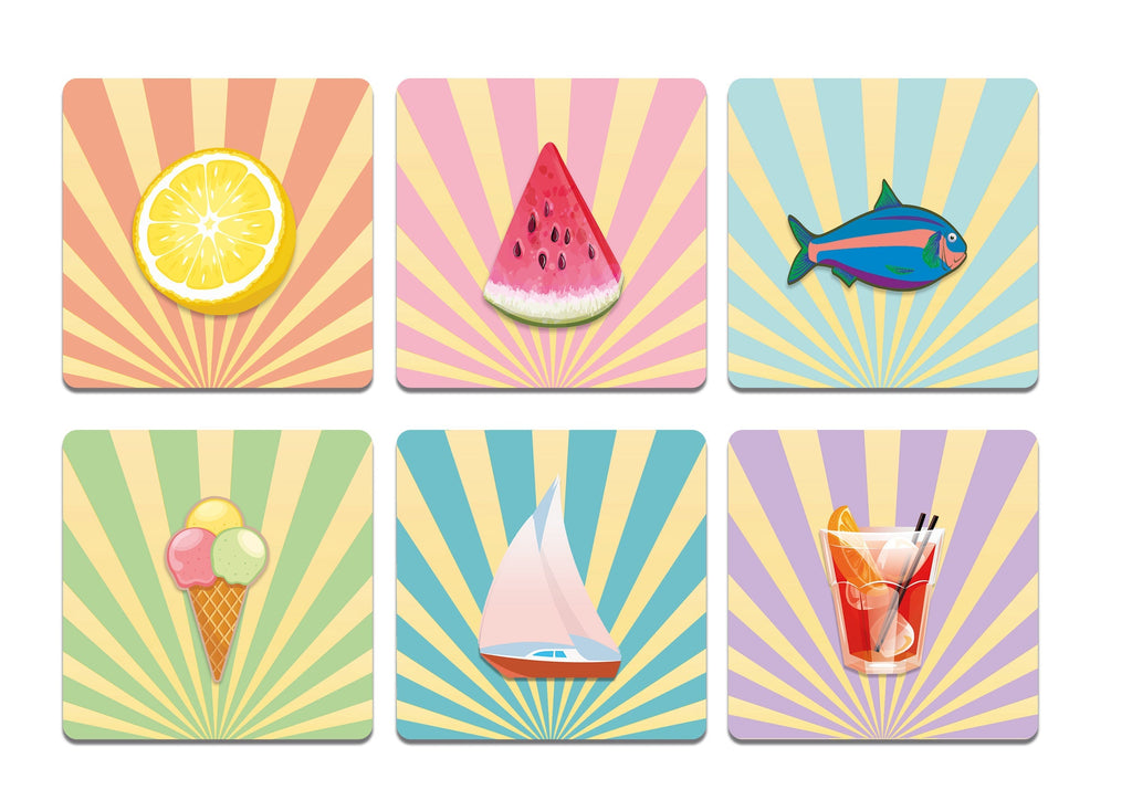 Coasters Beach Set