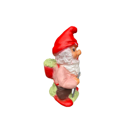 Gartenzwerg Seppel in Rot, 28 cm – moderner Hingucker für den Garten, ideal als Geschenk
