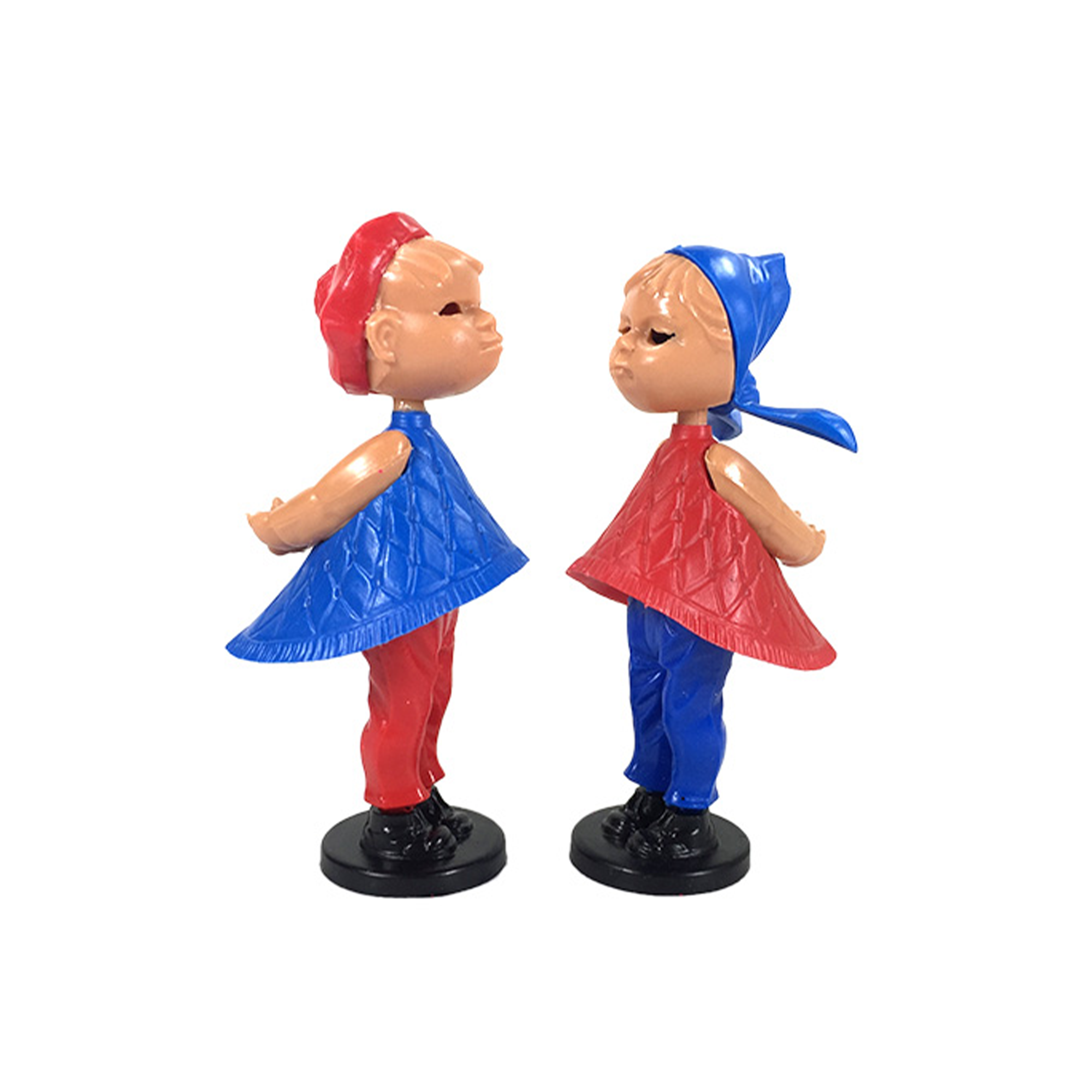 Kusspuppen Romeo & Julia – Magnet-Pärchen im Detail, ein Lieblingsstück fürs Regal zum Valentinstag