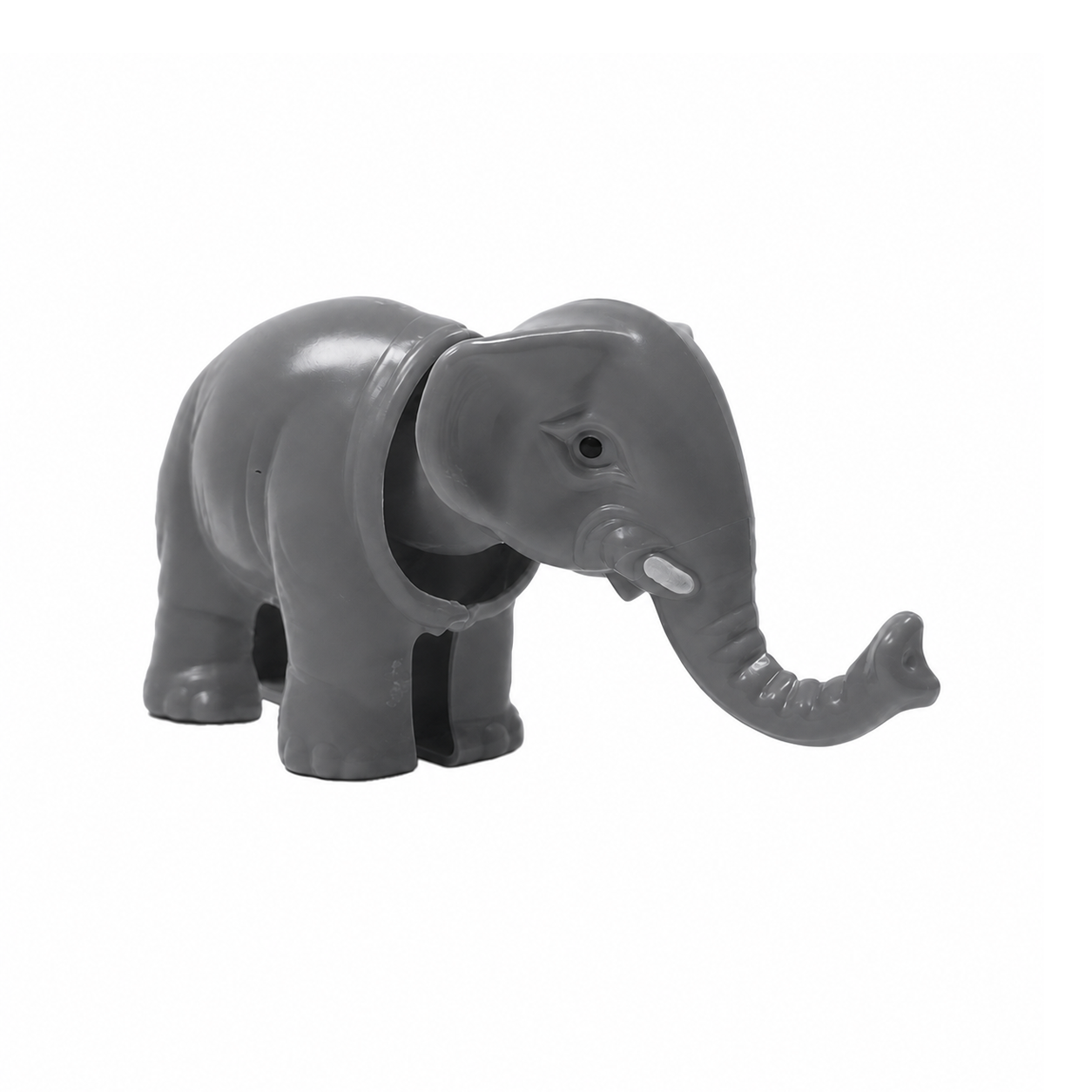 Wackelfigur Elefant Grau – bunter Wackelkopf als Deko, tolle Geschenkidee