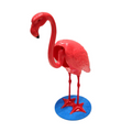 Wackelfigur Flamingo Pink – bunter Wackelkopf als Deko, ein Lieblingsstück fürs Regal