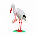 Wackelfigur Storch mit Baby Rosa – Deko zur Geburt, perfektes Mitbringsel